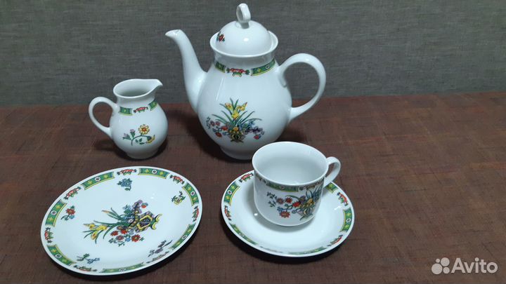 Чайно кофейный сервиз чехия