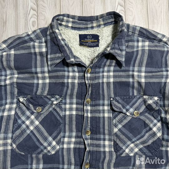 Рубашка теплая с шерпой XXL 56/58