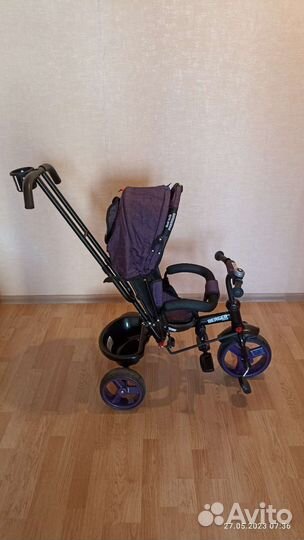 Детский велосипед с родительской ручкой