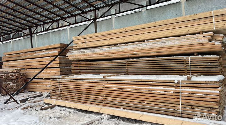 Брус обрезной 100х100х6000мм