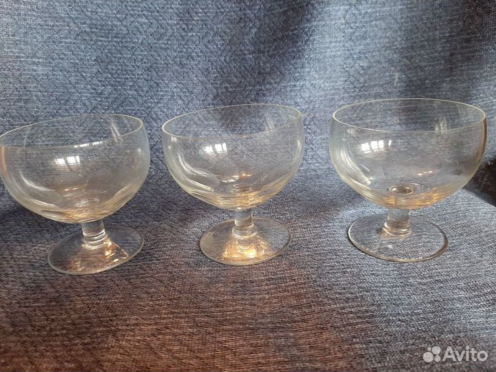 Фужеры стеклянные. Цена в тексте