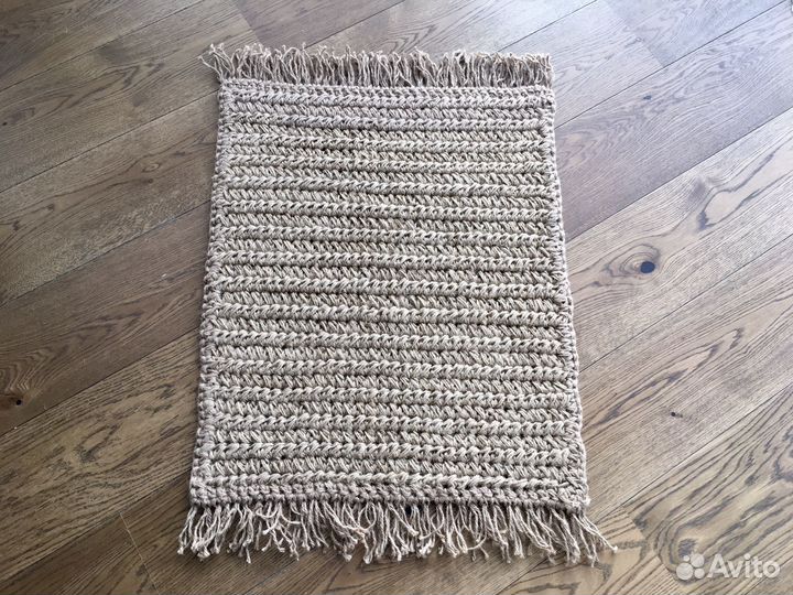 Джутовый ковер 60 * 90 см