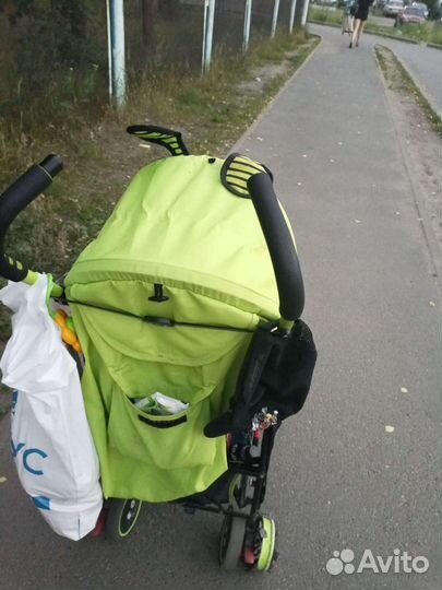 Коляска 2 в 1 трость
