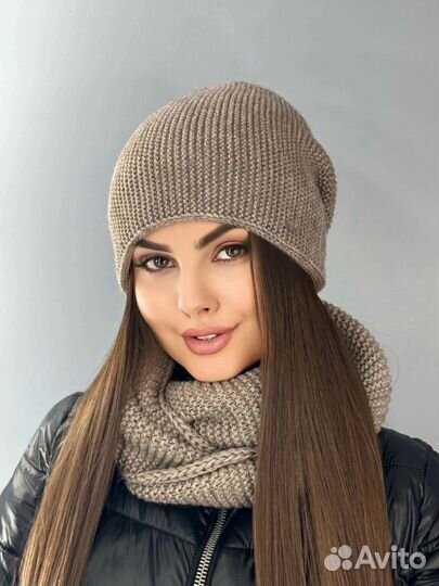 Шапка+шарф комплект