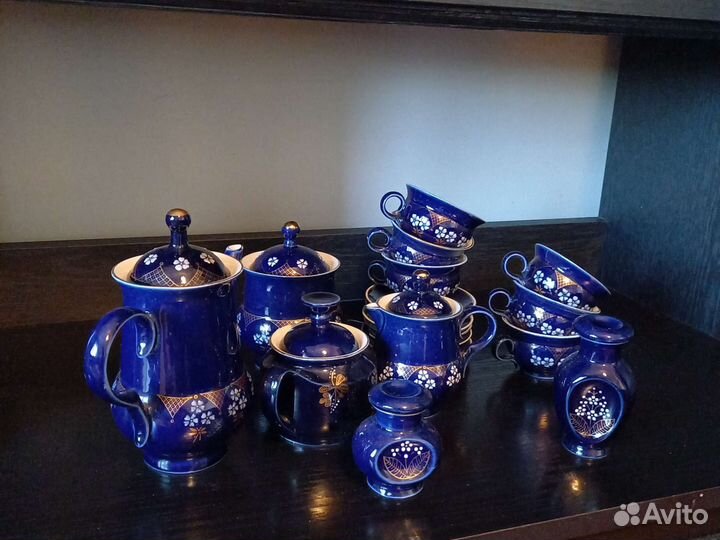 Сервиз чайно-кофейный керамика