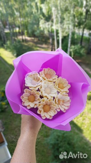 Букет из шоколадных цветов