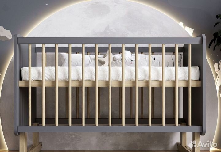 Кроватка для новорожденных Лея