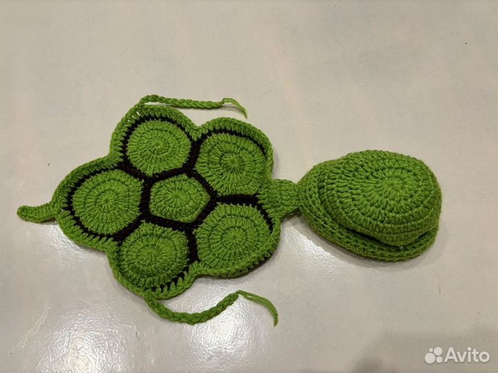 Вязаный костюм черепашки