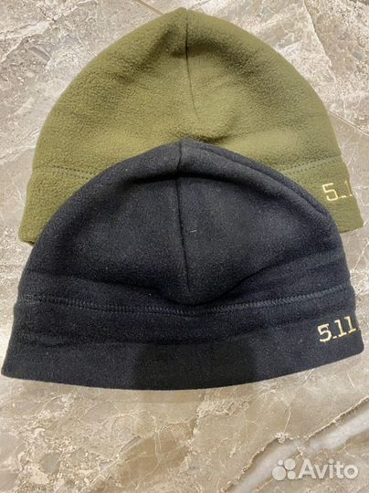 Шапка флисовая для рыбалки и охоты 5:11 черная