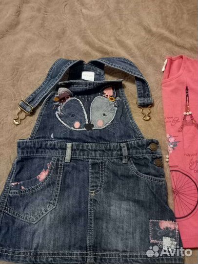 Вещи пакетом для девочки 104-110