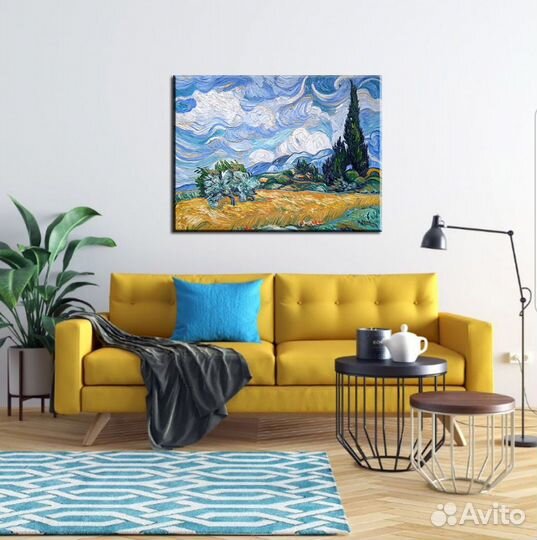 Фактурные картины маслом для интерьера на заказ