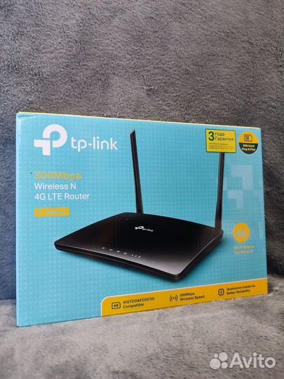 Wi-Fi роутер TP-Link TL-MR6400, черный