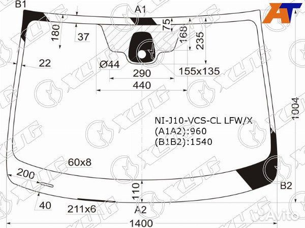 Стекло лобовое nissan qashqai