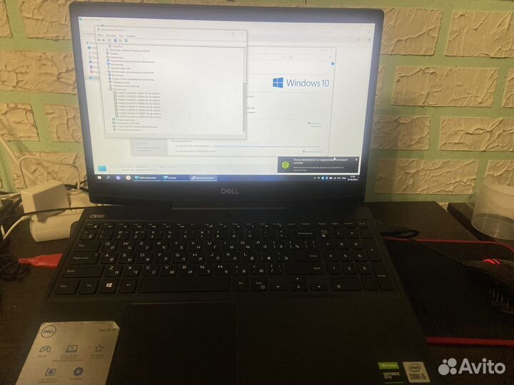 Игровой ноутбук dell G5 15 5500,GTX 1660ti 6gb