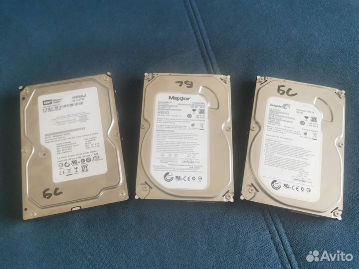 Жесткий диск 250 гб / 3 штуки