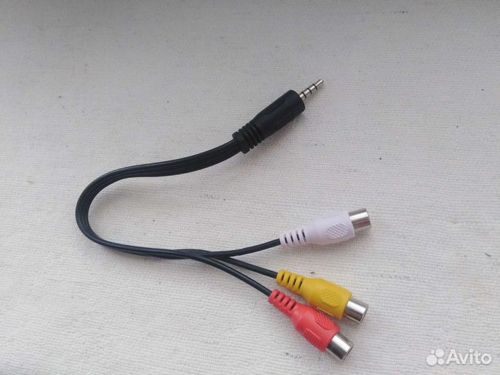 Провод mini jack 3.5 на 3 rca