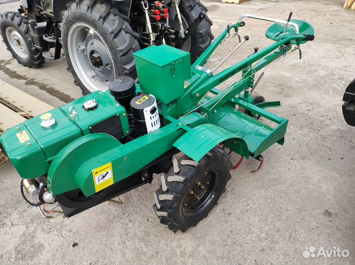 Мотоблок Файтер 15DE + почвофреза и сиденье