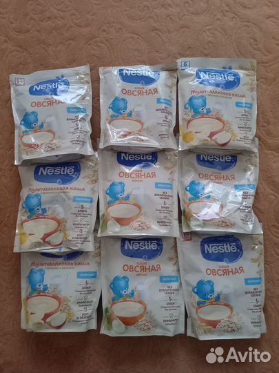 Кашки молочные