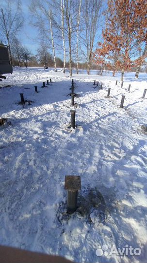 Фундамент для дома / Винтовые сваи под ключ