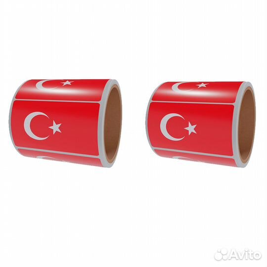 2 рулона этикетки самоклеящ 