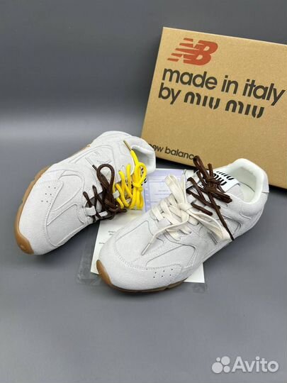 Крассовки колоборация new balance/Miu miu