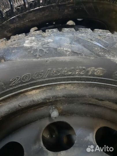 Зимние шипованые колеса 205 55 16 штампы