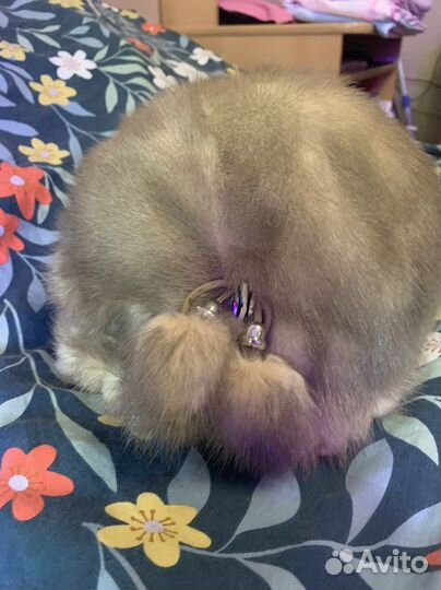 Шапка норковая женская