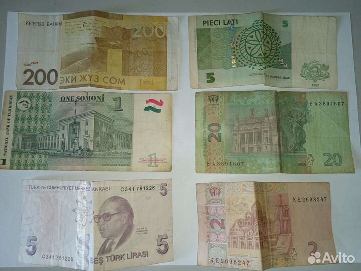 Деньги Купюры разные