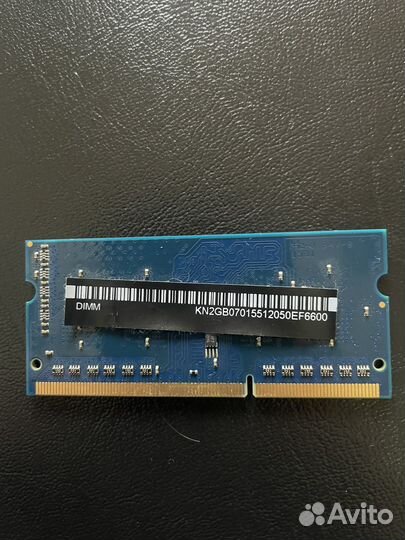 Оперативная память для ноутбука ddr3l 2Gb