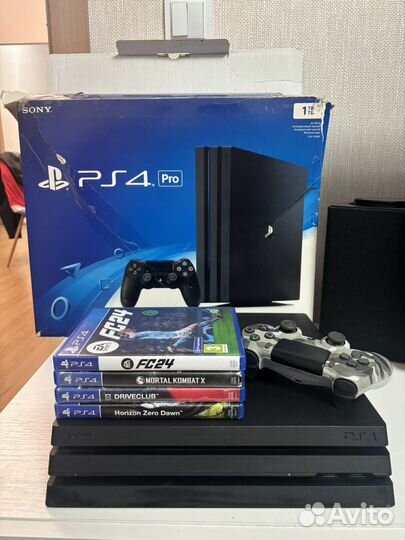 Ps4 pro с играми