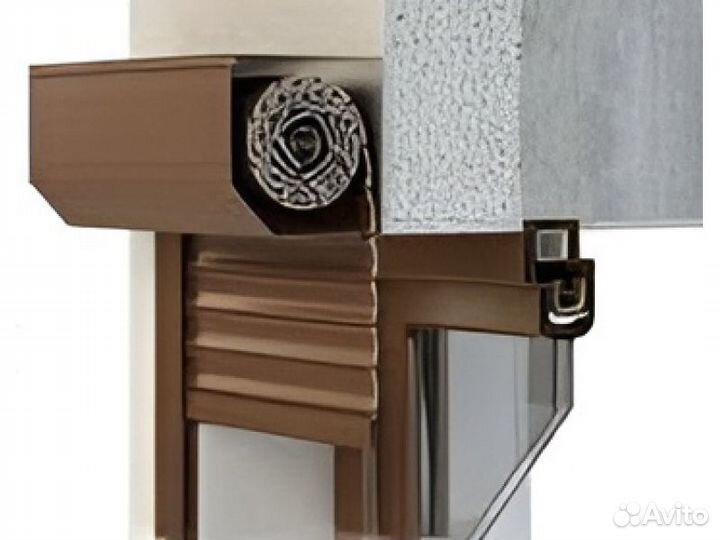 Рольставни На двери Автоматические Alutech