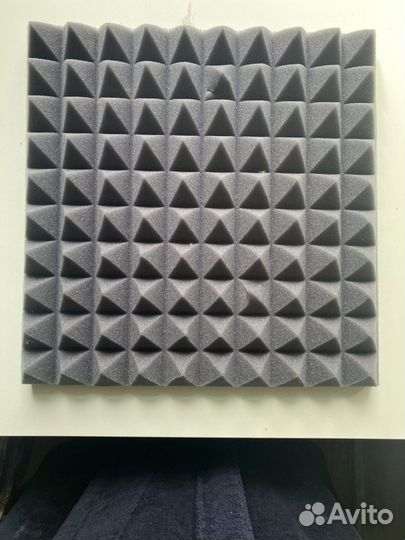 Акустический поролон для звукоизоляции 30х30см./то