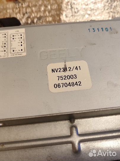 Штатная магнитола geely emgrand ec7