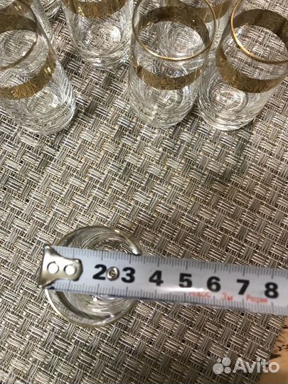 Хрустальные стаканы чехия