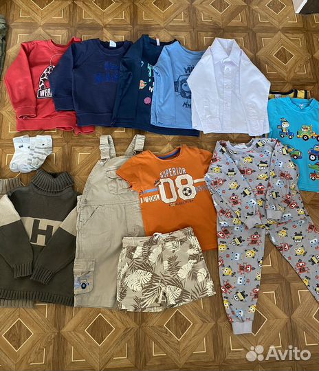 Пакет одежды на мальчика 92 98
