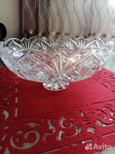 Ваза хрустальная СССР