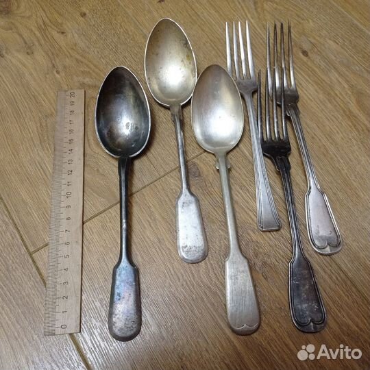 Вилки и ложки мельхиоровые царские Фраже