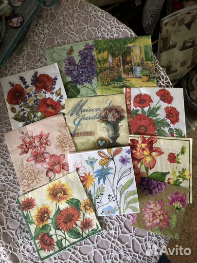 Салфетки бумажные для Декупажа