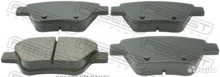 Febest 23015K1R колодки тормозные задние
