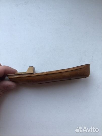 Лодка, игрушка, ручной работы