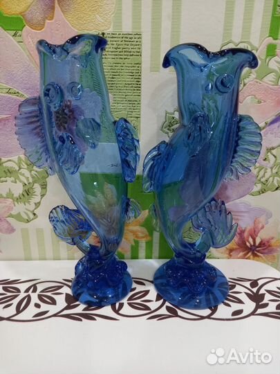 Редкие вазочка/подсвечник/графин СССР