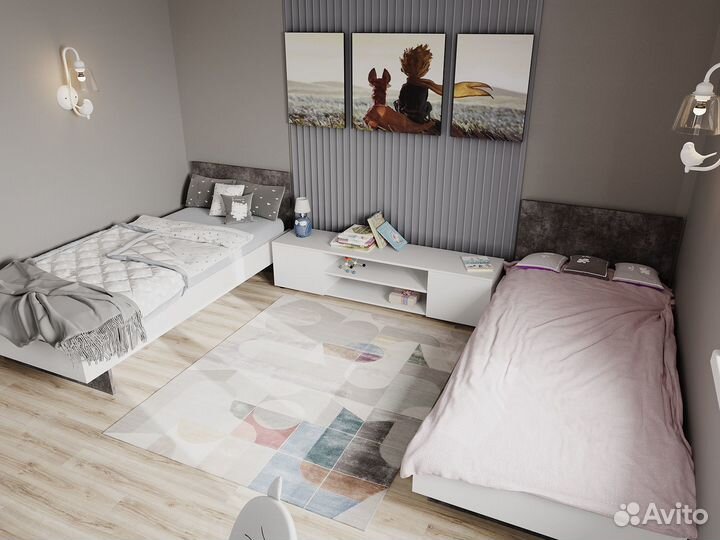 Тумба под тв белая