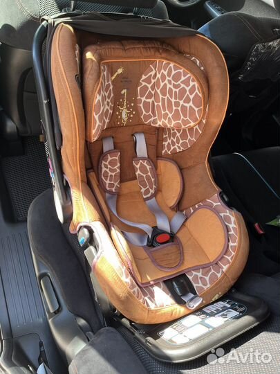 Автолюлька автокресло Welldon Diadem Giraffe Talk