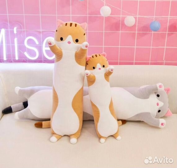 Кот батон 50см 70см 110 см Оптом Розница Доставка