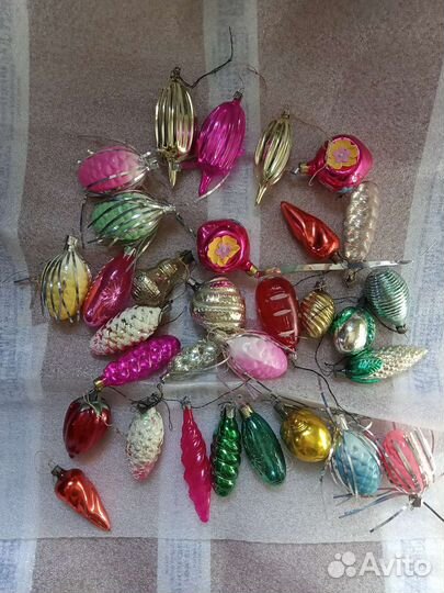 Елочные игрушки СССР