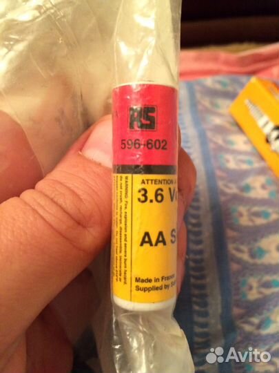 Литиевый аккумулятор RS 596-602
