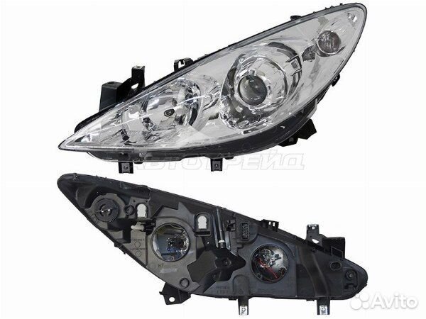Фара peugeot 307 01-08
