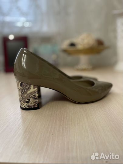 Туфли indiana из натуральной кожи, 36 оливкого цв