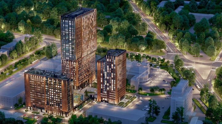 2-к. квартира, 42,1 м², 23/33 эт.