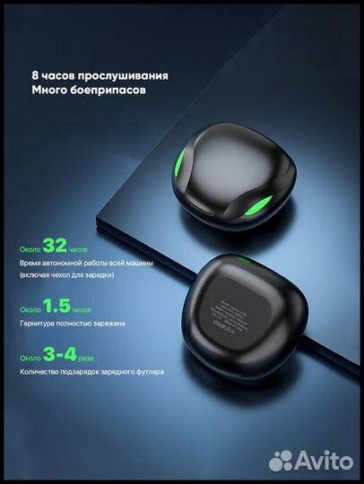 Беспроводные наушники Lenovo XT92 True Wireless Ea